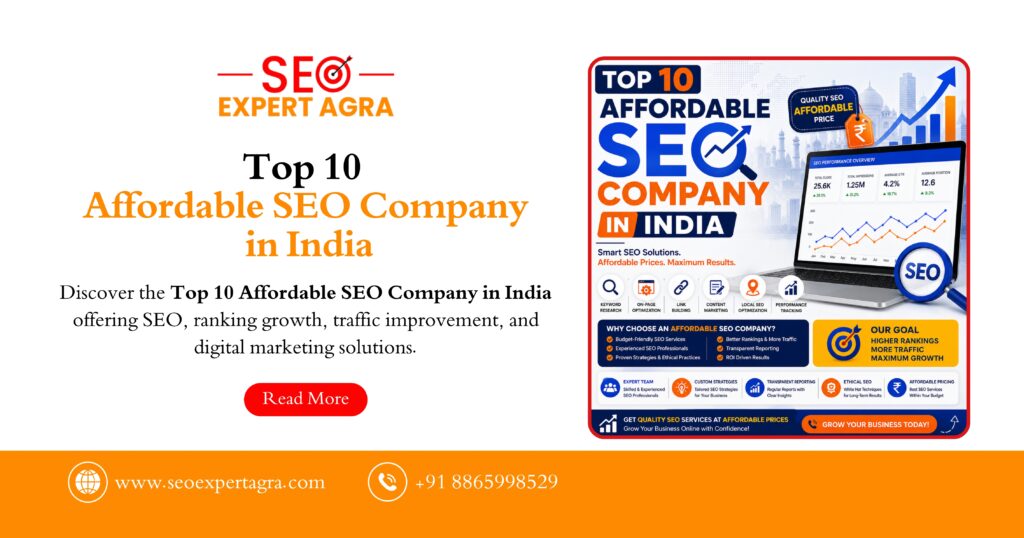 Top 10 Affordable SEO Company in India