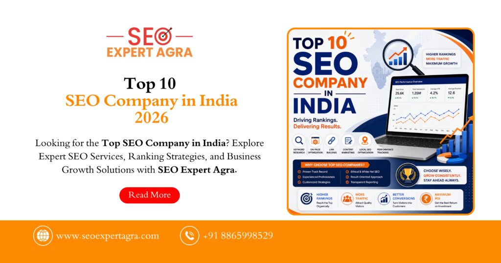 Top 10 SEO Agency in India 2026